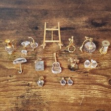 Swarovski Crystal Memories Miniature Figurines Lot – Gold Accent – Retired picture