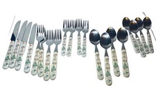 VNT International Country Christmas Stainless Silverware Flatware 20 Piece Set picture