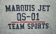 Rare Marquis Jet Partners Aviation QS-01 Team Sports New Unused Grey T-Shirt XL picture