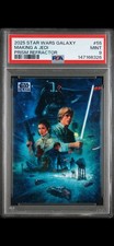 2025 Topps Star Wars Galaxy Making A Jedi #55 Prism Refractor PSA 9 Mint 🔥 🔥 picture