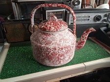 Red Granite Wear Tea Pot Wood Stove Humidifier picture