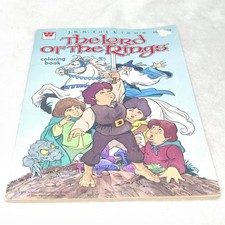 Vintage 1979 Whitman J.R.R. Tolkien The Lord of the Rings Coloring Book UNUSED picture