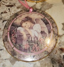 Vintage Set of 9 Bradford Editions Porcelain Ornaments Christmas Classics 1997 picture