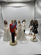 Lot (8) Kate Middleton Figurines Hamilton Future Princess Collection + William picture