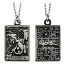 Yu-Gi-Oh Blue-Eyes White Dragon Metal Necklace - Individually Numbered picture