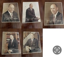 5 Vtg 1968 Portrait Proof 11” X14” Photos + Backs Headshots Elson Alexandre picture