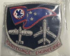 AMERICAN AIRLINES BULLION MAINTENANCE ENGINEERING PATCH VINTAGE GOLD SILVER NOS picture