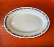 1926 Seaboard Air Line Railroad Palm Beach Oval Plate Platter OPCo Syracuse RARE picture