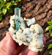 57 Gram Blue  Aquamarine Crystals  Specimen From Pakistan  picture