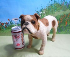 Antique German Bulldog Candy Container -Glass Eyes, 8 1/2