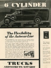 1929 AUTOCAR TRUCKS AD picture