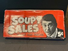 Vintage 1965 Topps Soupy Sales Wax Pack Box (Empty) picture