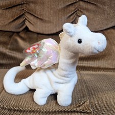 NEW MINT Ty Beanie Babies 8 inch MAGIC the Dragon Plush Toy - 4088 picture