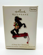 NIB Hallmark Keepsake “A Pony for Christmas” Ornament picture
