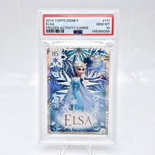 2014 Topps Disney Frozen #111 Elsa PSA 10 Holo Foil Topps 1st Edition picture