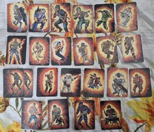 GI Joe Cobra 1986 Hasbro Milton Bradley Trading Art Cards set of 38 USS Flagg... picture