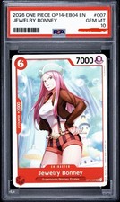 2026 ONE PIECE OP14-EB04-THE AZURE SEA'S SEVEN #007 JEWELRY BONNEY PSA 10 picture