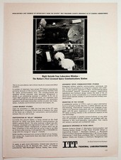 ITT Federal Labs Space Communications R&D Ad NASA RELAY Satellite Ephemera picture