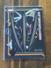 2026 TOPPS CHROME MARVEL NIGHTCRAWLER CLAWED BLACK /10 #087 picture