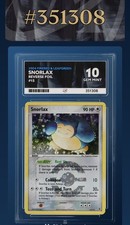 Pokemon 2004 Snorlax Fire Red Leaf Green Reverse Holo Card 15/112 Rare ACE 10 picture