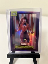 2024 Topps Chrome Marvel Purple America Chavez /75 Card picture