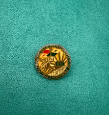 CUBA CUBAN VINTAGE FEP INTERNATIONAL SOLIDARITY FLAGS ENAMEL LAPEL PIN BADGE picture