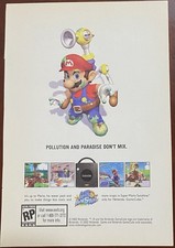 2002 Super Mario Sunshine Gamecube Print Ad/Poster Official Nintendo Promo Art picture