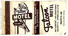 1960s Falcon Motel Matchbook Cover Brossard Quebec Canada Route 9 Vintage picture