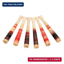 Set of 6 Wooden Handmade Regular Cigarette Holders picture