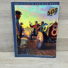 Indianapolis 500 Official Program 2008 92nd Race David Uhl Art Racing picture
