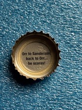 BOSTON BRUINS BOBBY ORR SANDERSON HOCKEY NARRAGANSETT BEER BOTTLE CAP REBUS picture