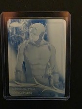 2025 Topps Chrome Marvel Studios Daredevil #175 Cyan Printing Plate 1/1 picture