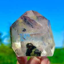 220G Top Natural Green Phantom Crystal Garden Quartz Crystal Mineral Specimen picture