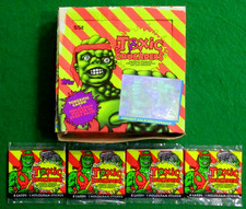 1991 TOPPS TOXIC CRUSADERS CARDS 4 SEALED PACKS HOLOGRAM EVERY PACK + EMPTY BOX picture
