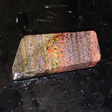 Andamooka Rainbow Matrix Opal Slab Multicolored Bright Flash picture