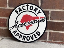 Pontiac Factory Approved Accessories advertising sign garage man cave picture