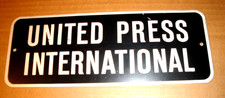 Hard to find United Press International Placard Sign picture
