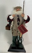 St. Nicholas Square Spirit of Santa Collectible with Fishing Gear  picture