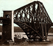 * Antique UDB Postcard Forth Bridge Scotland c1904 Railway Edinburgh Queensferry picture