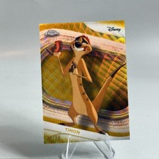 2025 Topps Chrome Disney Lion King Timon Gold Wave Refractor /50 sp Insert #98 picture