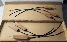 Vintage Cattails Wood & Metal Wall Art Hanging MCM 20” 16