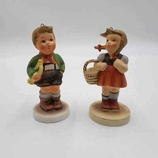 Vintage 1984/1985 Schmid Hummel Reproduction Ornament Pair picture