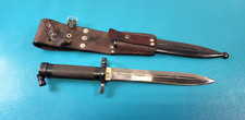 Antique Swedish Model 1896 Rifle Bayonet EJAB + Scabbard & Frog TR1673 picture