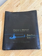 1971 ROTORWAY SCORPION TOO HELICOPTER OWNER'S MANUAL • CONSTRUCTION PLANS picture