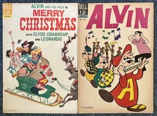 Alvin #1 Dell (1962) FAIR Alvin and His Pals in Merry Christmas (2nd Print) FINE picture
