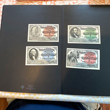 1893 Chicago World’s Columbian Exposition Admission Tickets Set of 4 in Album picture