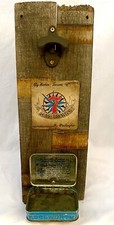 VTG Edgeworth Extra High Grade Pipe Tobacco Tin Wall Mount Beer Bottle Opener picture