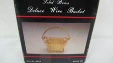 SOLID BRASS WIRE BASKET 4 1/2