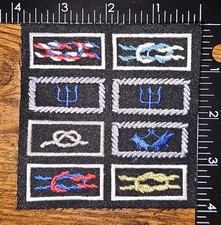 Vintage Private Issue Sea Scout Award Knot Uncut Sheet Boy Scout Sea Scout BSA picture