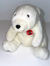 Vintage Coca-Cola Plush Polar Bear Collectible 1995  picture